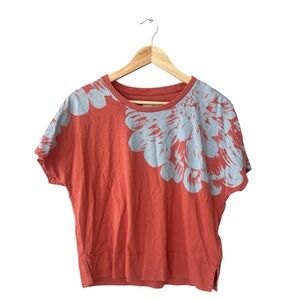 Anthropologie Floral Print Top